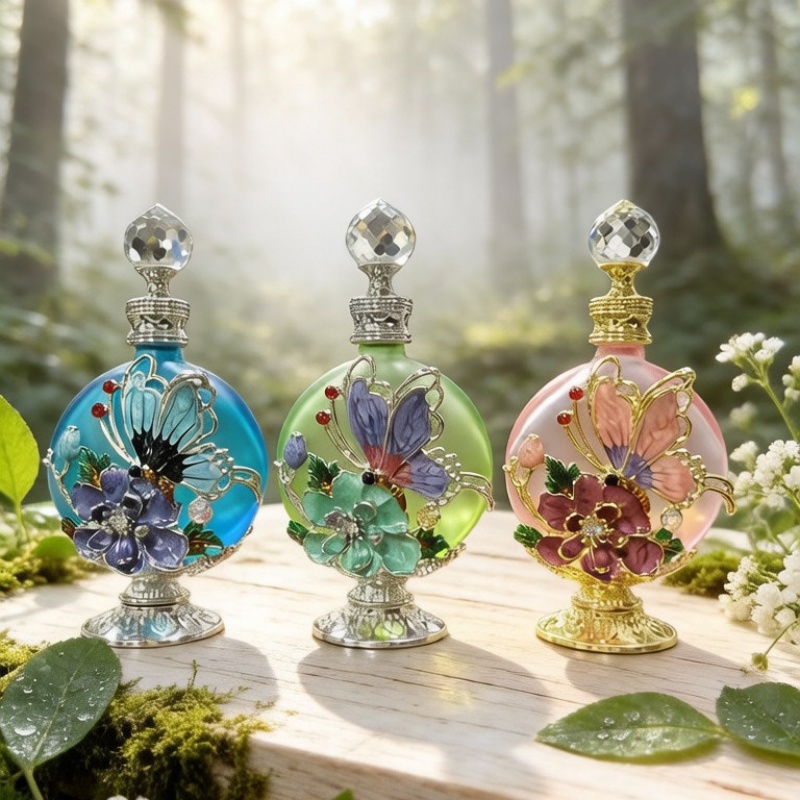 Perfume Fragrance Base - 4 buah Botol Parfum Kosong Berbentuk